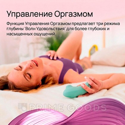 Бесконтактный клиторальный стимулятор Womanizer Next цвет шалфея от sex shop primegoods фото 12