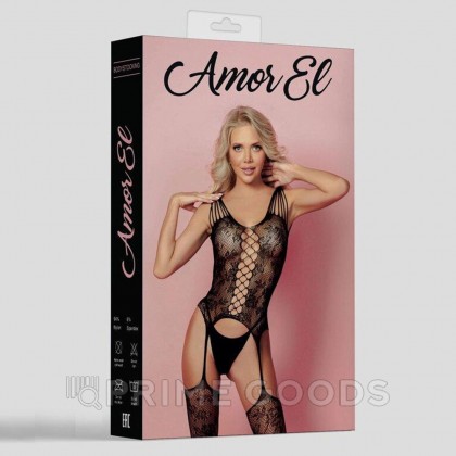 Кетсьюит (боди-комбинезон) Ofelia S/L черный от sex shop primegoods фото 3