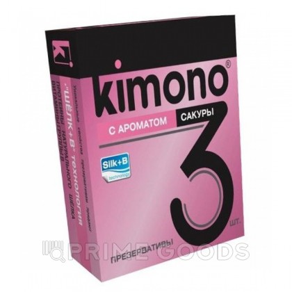 ПРЕЗЕРВАТИВЫ KIMONO (с ароматом сакуры) 3 шт. от sex shop primegoods