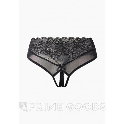 Неповторимые черные высокие шортики с доступом и нежным кружевом (Easy to love) (XS/S (40-42)) от sex shop primegoods фото 5
