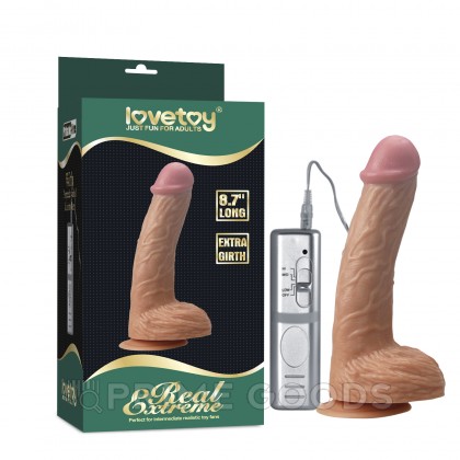 Фаллоимитатор с вибрацией Real Extreme Extra Girth (22 см) от sex shop primegoods