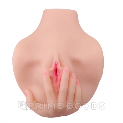 Реалистичный мастурбатор в виде половых губ от sex shop primegoods фото 8