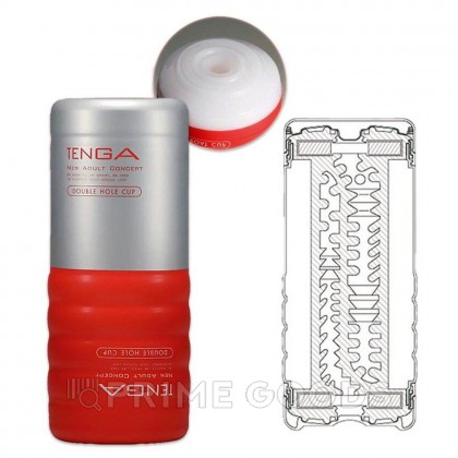Мастурбатор мужской TENGA Double Hole US от sex shop primegoods фото 2