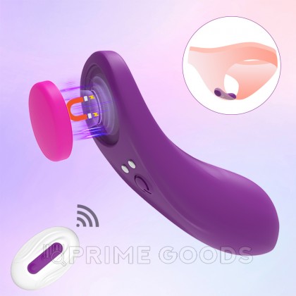 Вибратор в трусики на магните с пультом ДУ розовый от sex shop primegoods фото 7
