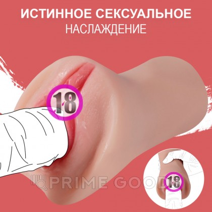 Реалистичный мастурбатор в виде вагины и половых губ Miriam от sex shop primegoods фото 7