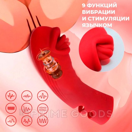 Силиконовый вибратор на палец с дополнительной стимуляцией от sex shop primegoods фото 3