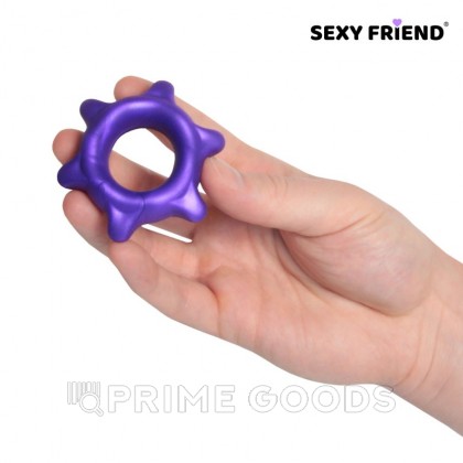 Эрекционное кольцо Love play от Sexy friend (27 мм.) фиолетовое от sex shop primegoods фото 2