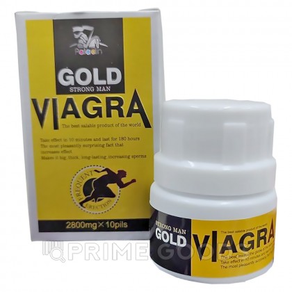 Возбуждающее средство для мужчин Viagra Gold Strong Man, 10 табл. от sex shop primegoods фото 2