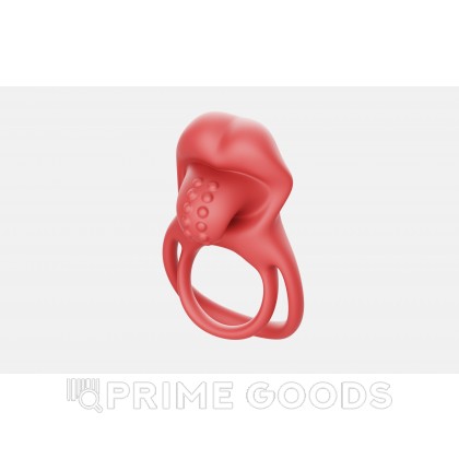 Эрекционное виброкольцо двойное со стимулятором клитора Lick it от sex shop primegoods фото 8