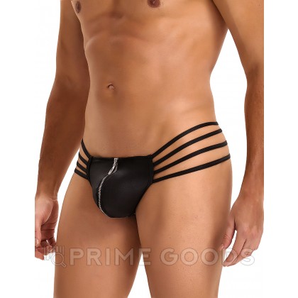 Мужские трусики с молнией Zipper Black (XL) от sex shop primegoods фото 4