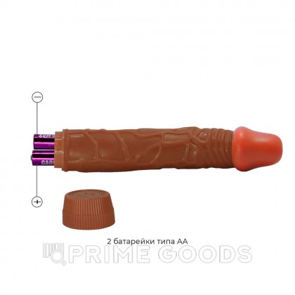 Реалистичный вибратор Bob мультискоростной (22,5 см) от sex shop primegoods фото 4