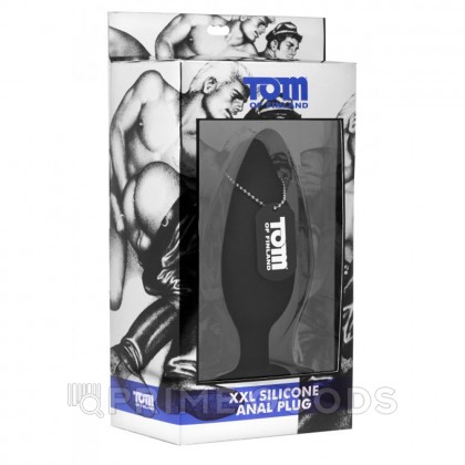Анальная пробка XXL, 17.1 см - Tom of Finland Черный от sex shop primegoods фото 3