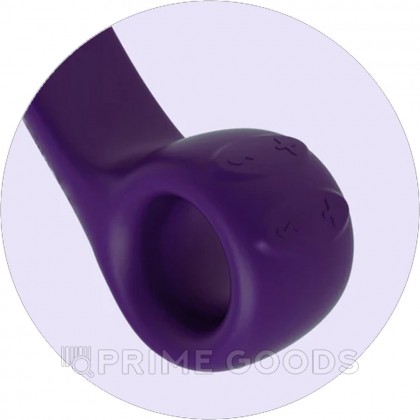 Вибратор для двойной стимуляции SVibe Snail CURVE фиолетовый от sex shop primegoods фото 4