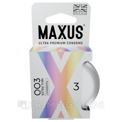 Презервативы экстремально тонкие Maxus Extra Thin 003, 3 шт. от sex shop primegoods