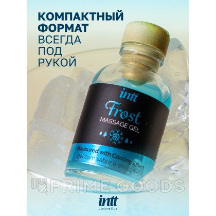 Intt Frost Massage Gel - Съедобный массажный гель с охлаждающим эффектом, 30 мл от sex shop primegoods фото 3