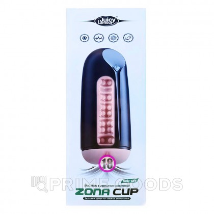 Автоматический мастурбатор Juicy Lamour ZONA CUP с функцией вибрации и всасывания от sex shop primegoods фото 6