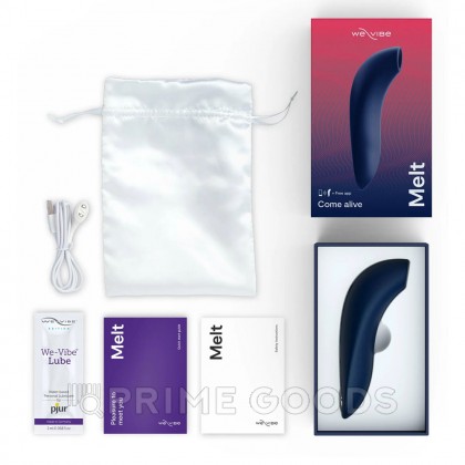 Вибратор для пар WE-VIBE Melt от We-Vibe темно-синий от sex shop primegoods фото 8
