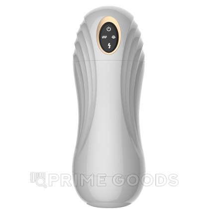 Премиум мастурбатор с вибрацией и озвучкой Snow от sex shop primegoods