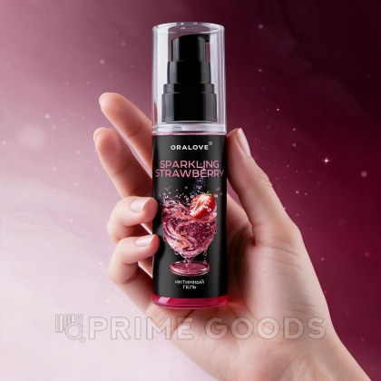 Интимный гель Клубничное шампанское Oralove 60 г от sex shop primegoods фото 4