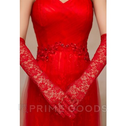 Перчатки кружевные длинные  от sex shop primegoods