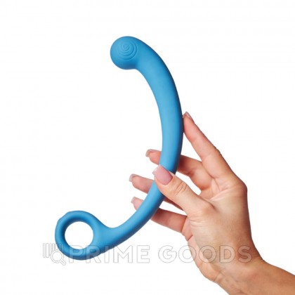 Стимулятор точки G SVibe Snail AXI с вибрацией и имитацией движений, голубой от sex shop primegoods фото 2