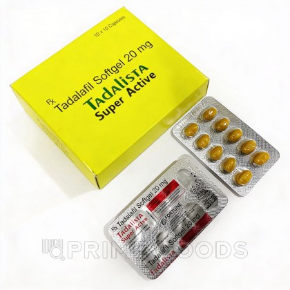 Препарат для усиления потенции Tadalista Super Active (10 таб.) от sex shop primegoods фото 8