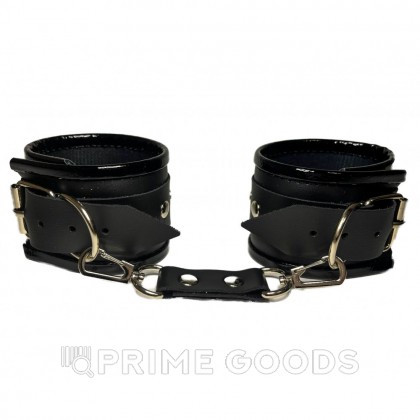 Наручники из эко-кожи черные от sex shop primegoods
