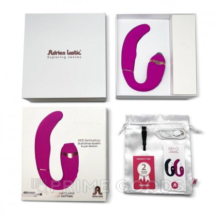 Стимулятор клитора и точки G My G розовый от Adrien Lastic от sex shop primegoods фото 2