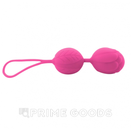 Силиконовые вагинальные шарики фиолетовые  Lealso (15,5*3,6) от sex shop primegoods фото 3