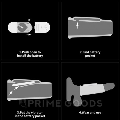 Насадка на пенис с вибрацией Spiral Knights Ring  (10*3,6) голубая от sex shop primegoods фото 3