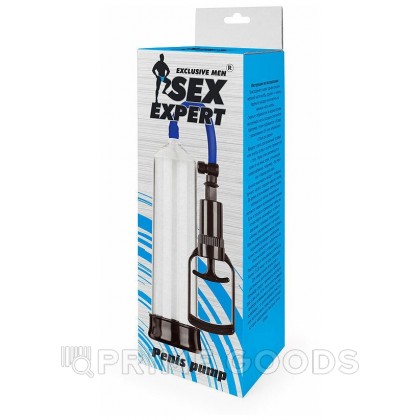 Помпа вакуумная (Размер - M: L 200 мм D 55 мм) Sex expert от sex shop primegoods фото 2