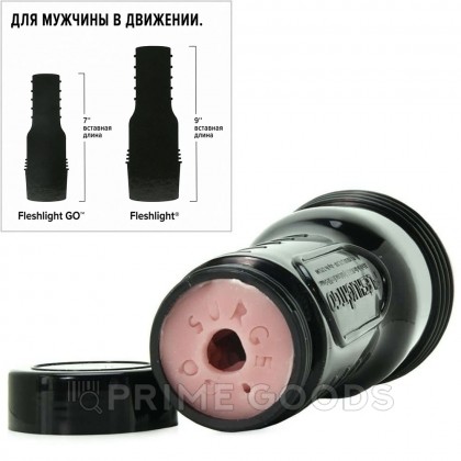 Мастурбатор Fleshlight Pink Go Surge (вагина) от sex shop primegoods фото 2