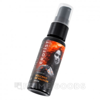 Гель Erotist с эффектом вибрации VOLCANO OF PASSION со вкусом винограда 25 мл от sex shop primegoods фото 5
