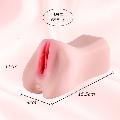 Реалистичный мастурбатор в виде вагины и половых губ Candice от sex shop primegoods фото 7