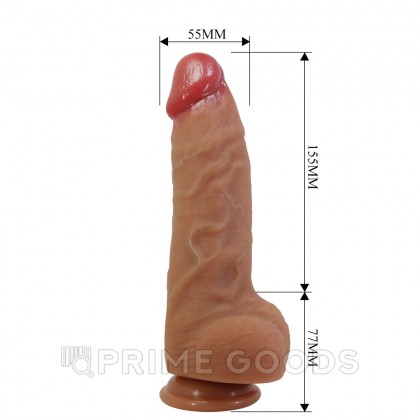 Реалистичный фаллоимитатор на присоске Najm (23,2*5,5 см) от sex shop primegoods фото 9