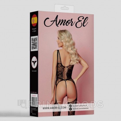 Кетсьюит (боди-комбинезон) Ofelia S/L черный от sex shop primegoods фото 4