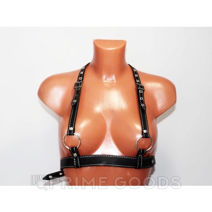 Классическая портупея из натуральной кожи с прострочкой - primegoods.kz фото 2 Классическая портупея из натуральной кожи с прострочкой от sex shop primegoods фото 2