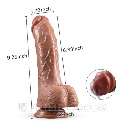 Ультрареалистичный дилдо из жидкого силикона (23 см.*4,5 см.) от sex shop primegoods фото 14