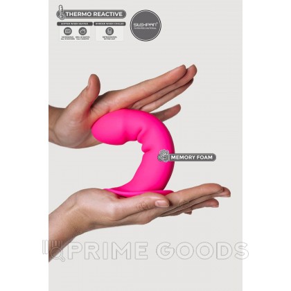 Фаллоимитатор двухслойный Hitsens 2 розовый от Adrien Lastic (16,8 *4 см.) от sex shop primegoods фото 5