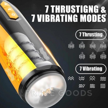 Автоматический мастурбатор JIUAI с мощной вибрацией от sex shop primegoods фото 5