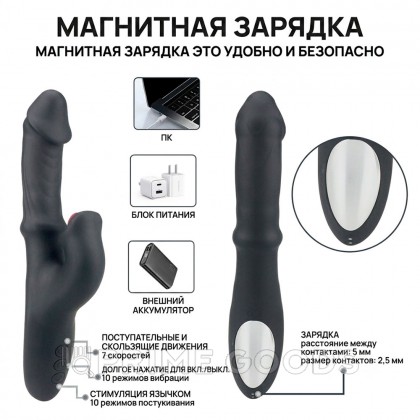 Вибратор с язычком для клитора и стимуляцией точки G от sex shop primegoods фото 4