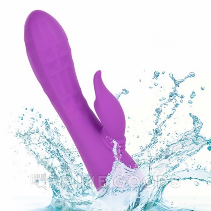 Вибромассажер-кролик CalExotics California Dreaming Valley Vamp с ритмичным стимулятором (12.75x3.75 см) от sex shop primegoods фото 5