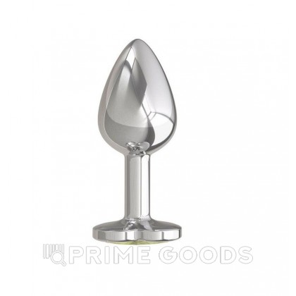 Металлический плаг с кристаллом от sex shop primegoods