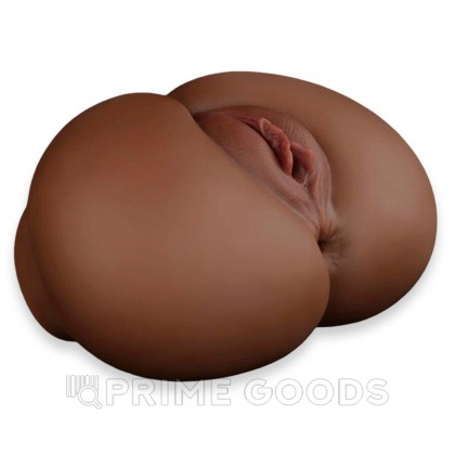 Двойной мастурбатор Streetgirl's в виде попы и вагины темный № 12 от sex shop primegoods