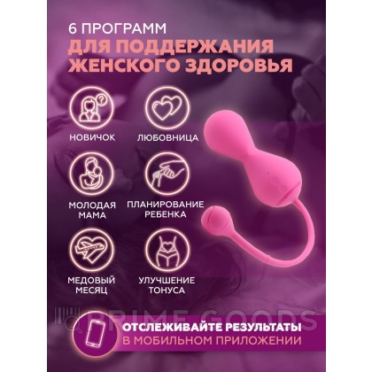 Тренажер Кегеля розовый MAGIC KEGEL MASTER 2 от sex shop primegoods фото 9