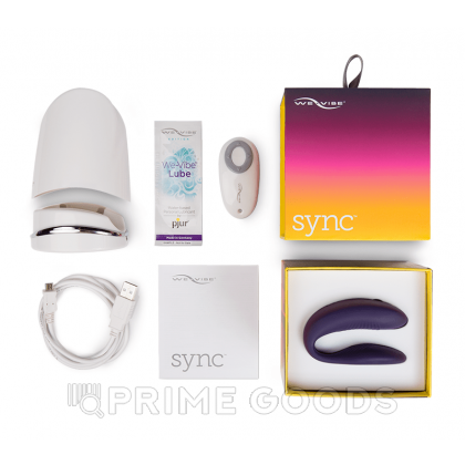 Инновационный вибратор для пар We-Vibe Sync - фиолетовый от sex shop primegoods фото 2