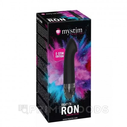 Вибратор Mystim Right on Ron с электростимуляцией, черный от sex shop primegoods фото 6