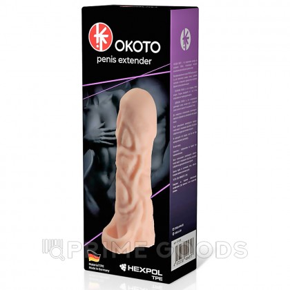 Насадка рельефная на пенис с кольцом Sitabella ОКОТО, с 1 втулкой, диаметр 41 мм от sex shop primegoods фото 2