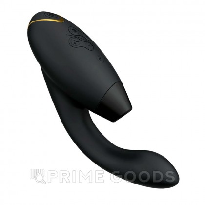 Бесконтактный клиторальный стимулятор Womanizer Duo 2, черный от sex shop primegoods фото 2