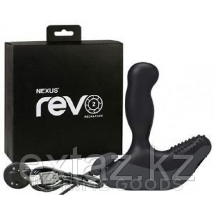 *NEXUS REVO 2 серый Вибромассажер простаты с вращающейся головкой (RE2002) от sex shop primegoods